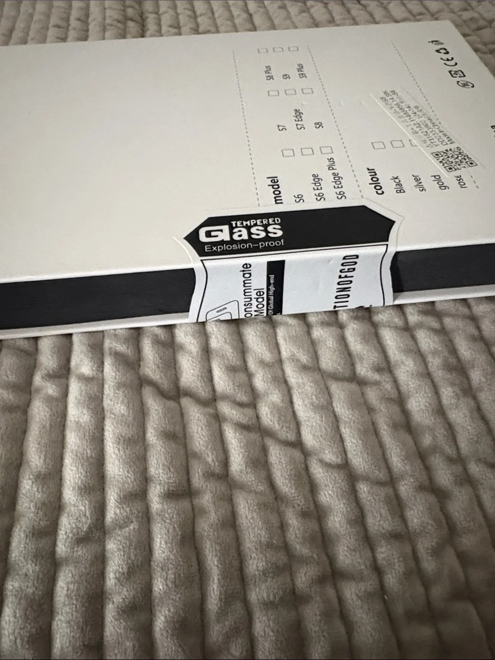 Samsung S8 Black Front Glass Replacement Kit